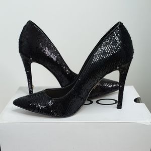 Aldo Stessy Sequin Pumps Black (US 8)